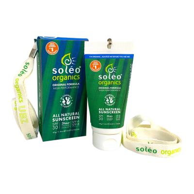 Soleo Organics All Natural Sunscreen SPF30 Original Formula (High Performance 3hr Water Resistant) 40g